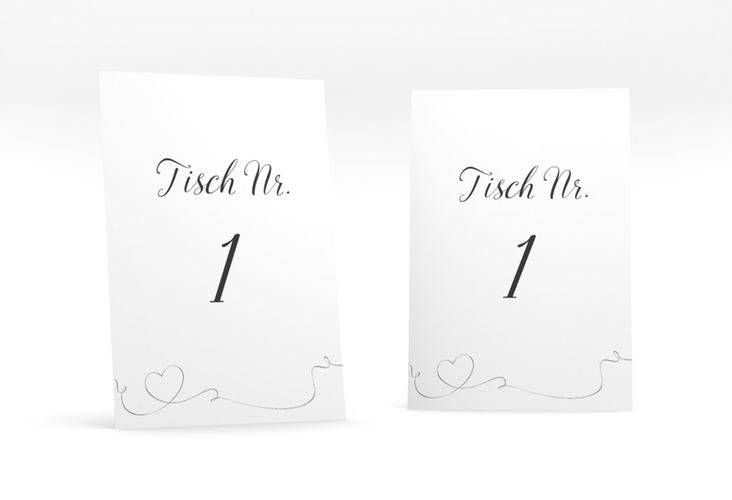 Tischnummer Hochzeit Dolce Tischaufsteller