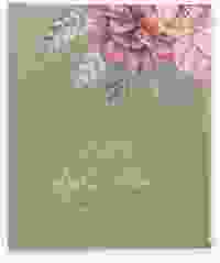 Hochzeitsalbum Blooming 21 x 25 cm Kraftpapier