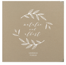 Klick: Details zu Gästebuch Selection Hochzeit "Naturelove" anzeigen Gästebuch Selection Hochzeit Naturelove Leinen-Hardcover weiss