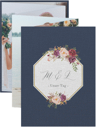Klick: Details zu Foto-Leporello Hochzeit "Prachtvoll" anzeigen Foto-Leporello Hochzeit Prachtvoll Leporello blau