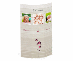 Klick: Details zu Menù matrimonio collezione Tivoli anzeigen Menù matrimonio collezione Tivoli DIN A4 Wickelfalz