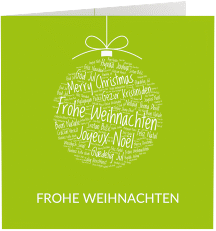 Klick: Details zu Geschäftliche Weihnachtskarte "Wunderkugel" anzeigen Geschäftliche Weihnachtskarte "Wunderkugel"