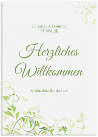 Klick: Details zu Willkommensschild Leinwand "Lilly" anzeigen Willkommensschild Leinwand "Lilly" 50 x 70 cm Leinwand pink