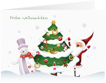 Klick: Details zu Weihnachtskarte "Schneetreiben" anzeigen Weihnachtskarte "Schneetreiben"