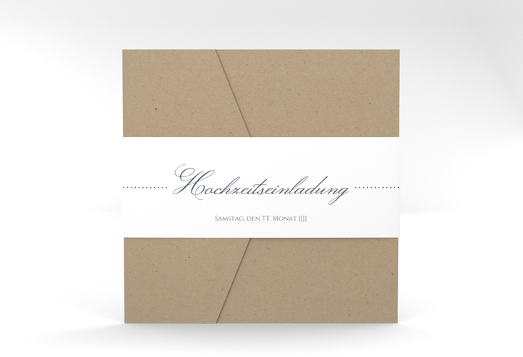 Hochzeitseinladung "Pure" Pocketfold