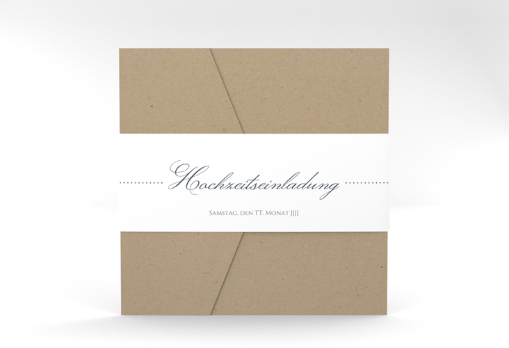 Hochzeitseinladung Pure Pocketfold