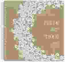 Gästebuch Hochzeit Mariage Ringbindung Kraftpapier mit Bogen aus weißer Spitze