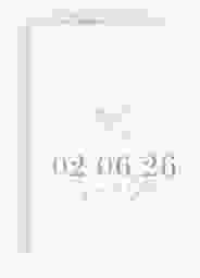 Save the Date-Karte Bow A6 Karte hoch schwarz