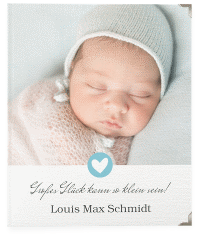 Klick: Details zu Baby Fotoalbum "Herzenswunsch" anzeigen Baby Fotoalbum Herzenswunsch
