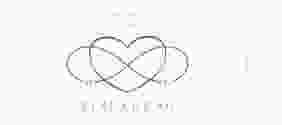 Hochzeitseinladung Infinity Einsteckkarte lila