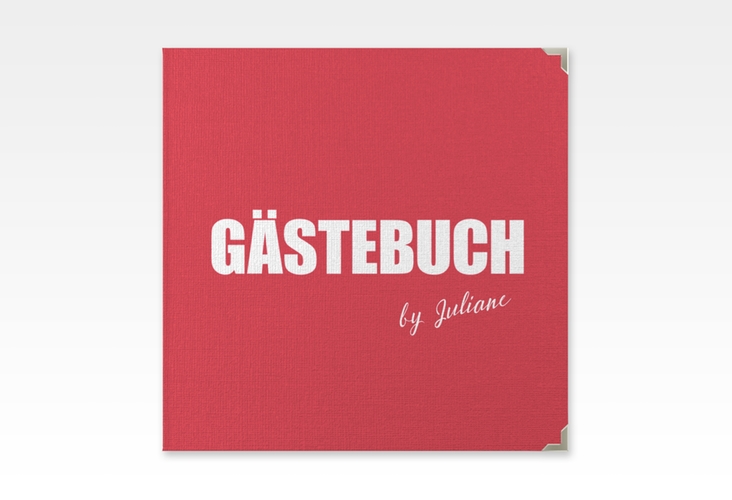 Gästebuch Selection Geburtstag Zig Leinen-Hardcover rot