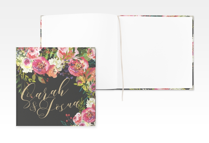 Gästebuch Selection Hochzeit Flowerbomb Leinen-Hardcover