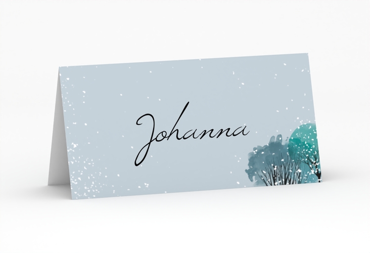 Tischkarte Hochzeit Winterhochzeit Tischkarten