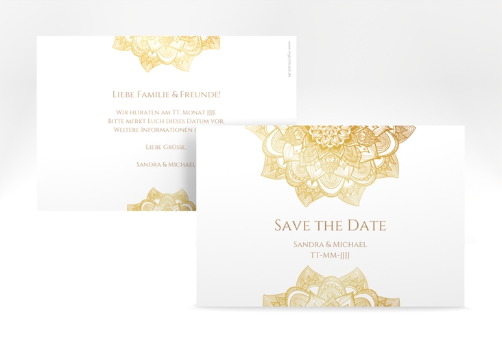 Save the Date-Karte Hochzeit Delight A6 Karte quer