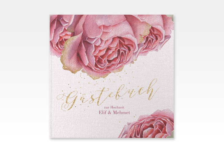Gästebuch Selection Hochzeit Cherie Leinen-Hardcover gold