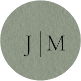 Aufkleber Hochzeit Hochzeitsfreude Aufkleber, selbstklebend, rund gruen