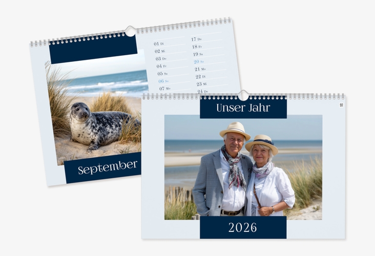 Wandkalender A3 Querformat Gezeiten A3 quer