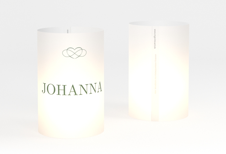 Windlicht Hochzeit Infinity Windlicht gruen