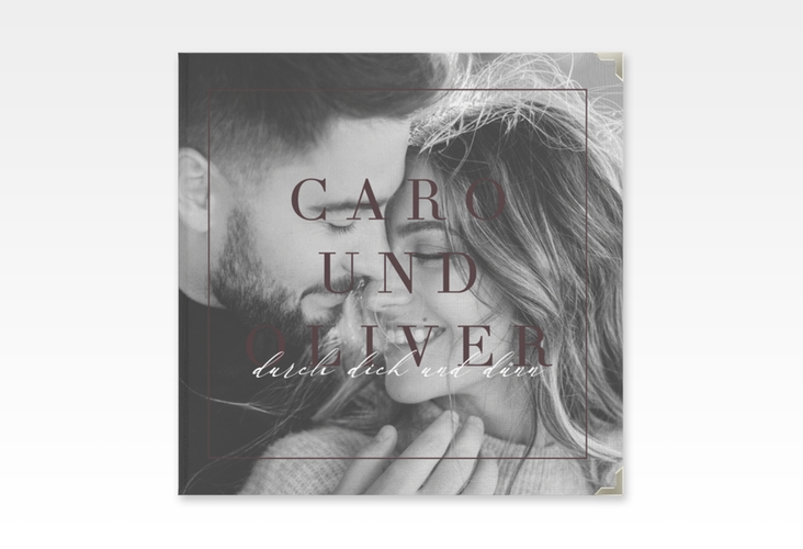 Gästebuch Selection Hochzeit Moment Leinen-Hardcover rot