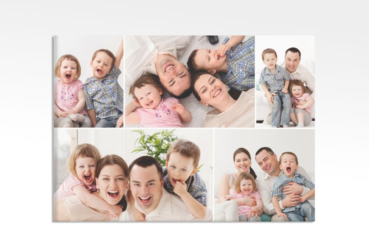 Fotocollage Leinwand Zusammenhalt (70x50 cm) 70 x 50 cm Leinwand mit mehreren Fotos