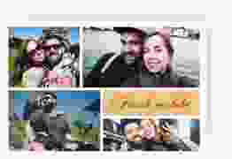 Verlobungskarte "Collage"