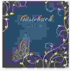 Gästebuch Selection Hochzeit Eternity Leinen-Hardcover blau