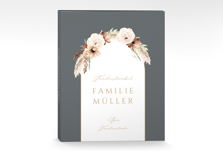 Stammbuch A4 Blumenbogen Stammbuch A4 grau
