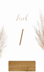 Klick: Details zu Tischnummer Acryl Hochzeit "Pampasgras" anzeigen Tischnummer Acryl Hochzeit Pampasgras Tischaufsteller Acryl beige