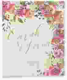 Hochzeitsalbum "Flowerbomb" 21 x 25 cm beige