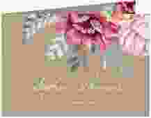 Dankeskarte Hochzeit "Blooming"