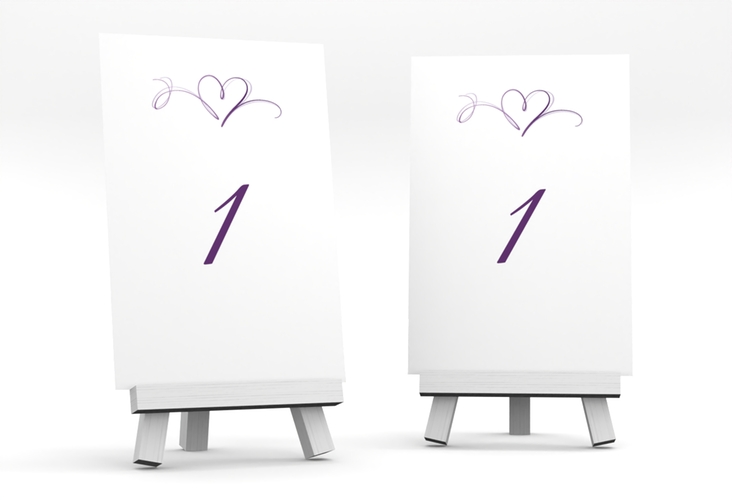 Tischnummer Hochzeit Envie Tischaufsteller