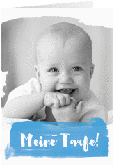 Taufeinladung "Watercolor"