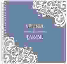 Trautagebuch Hochzeit Vintage Trautagebuch Hochzeit blau mit floraler Spitze