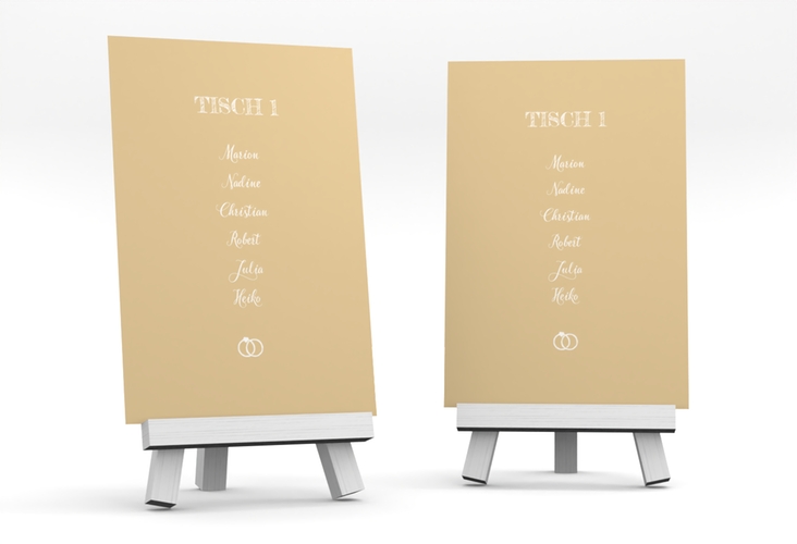 Tischaufsteller Hochzeit Rise Tischaufsteller beige