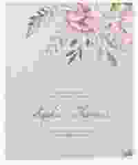 Hochzeitsalbum "Blooming" 21 x 25 cm rosa