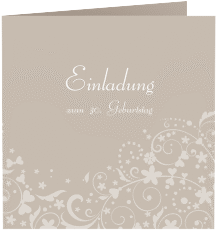 Klick: Details zu Einladung 30. Geburtstag "Magdalena" anzeigen Einladung 30. Geburtstag "Magdalena"