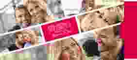 Hochzeitseinladung Rise Einsteckkarte pink