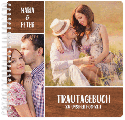 Klick: Details zu Trautagebuch Hochzeit "Landliebe" anzeigen Trautagebuch Hochzeit "Landliebe" Trautagebuch Hochzeit braun