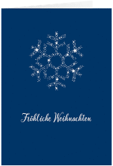 Klick: Details zu Business-Weihnachtskarte "Sternflocke" anzeigen Business-Weihnachtskarte "Sternflocke"