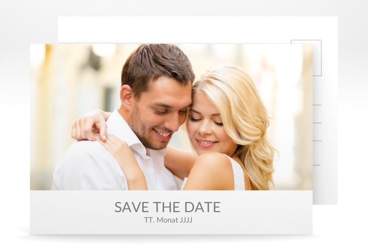 Save the Date-Postkarte Vista A6 Postkarte hochglanz