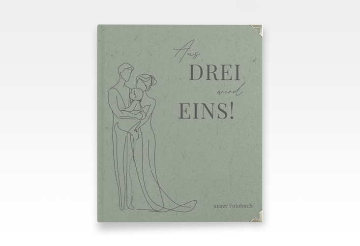 Hochzeitsalbum Vereint 21 x 25 cm gruen