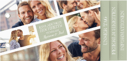Klick: Details zu Hochzeitseinladung "Rise" anzeigen Hochzeitseinladung Rise Booklet gruen