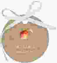 Geschenkanhänger Hochzeit Herbstlich Geschenkanhänger, rund Kraftpapier