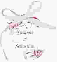 Geschenkanhänger Hochzeit Palma Geschenkanhänger, rund pink