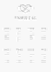 Sitzplan Poster Hochzeit Infinity 50 x 70 cm Poster gruen