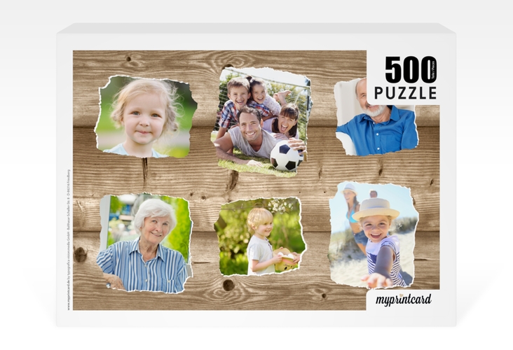 Fotopuzzle 500 Teile Holzig 500 Teile