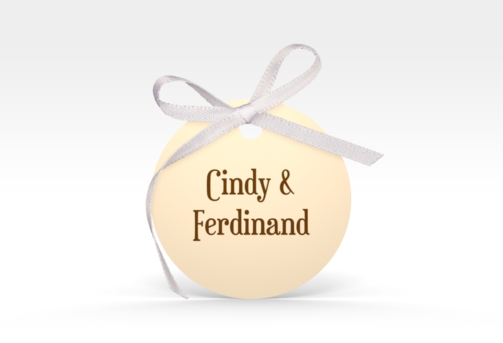 Geschenkanhänger Hochzeit Storybook Geschenkanhänger, rund