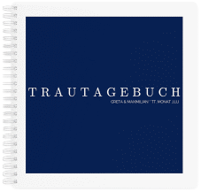 Klick: Details zu Trautagebuch Hochzeit "Simply" anzeigen Trautagebuch Hochzeit Simply Trautagebuch Hochzeit blau