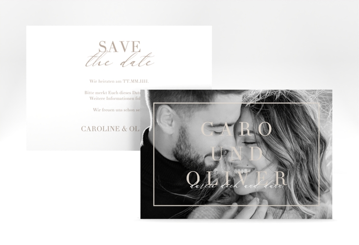 Save the Date-Karte Moment A6 Karte quer