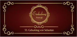 Einladung Geburtstag "Bert/Berta"